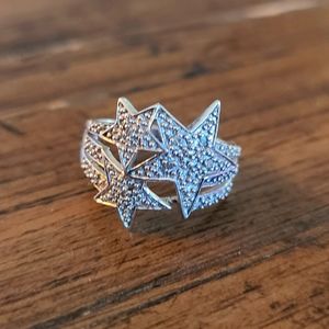 Sterling star ring